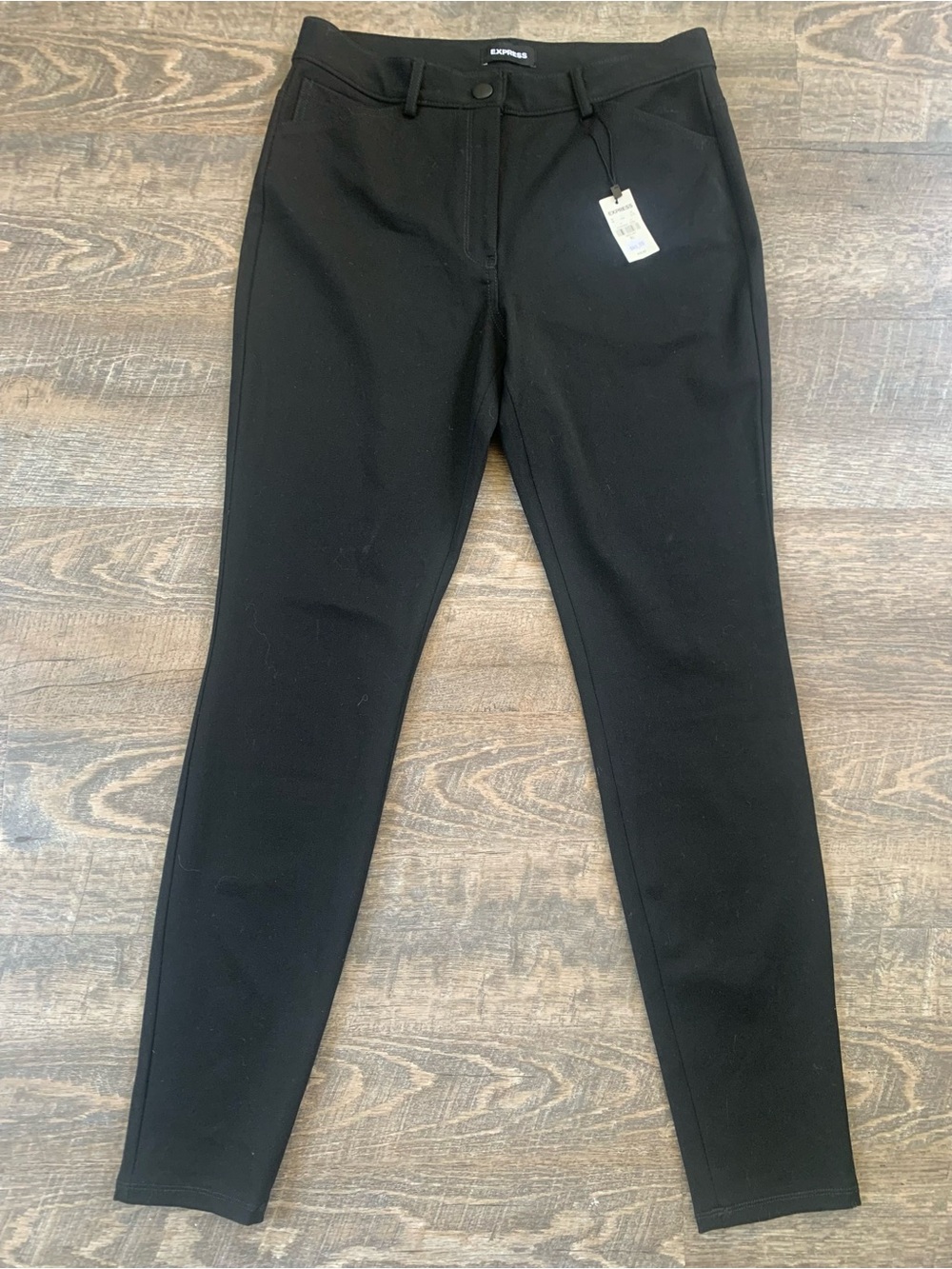 Express Black Stretch High-Rise Pants